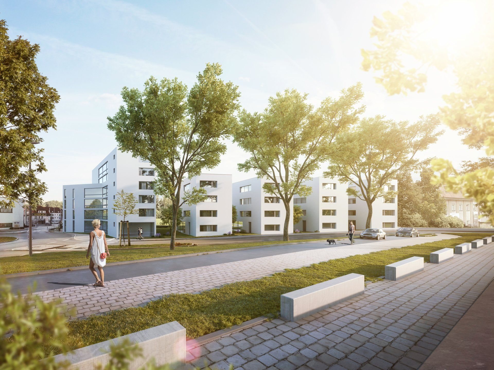 Wohnanlage Lauterterrassen in Kirchheim unter Teck, Visualisierung